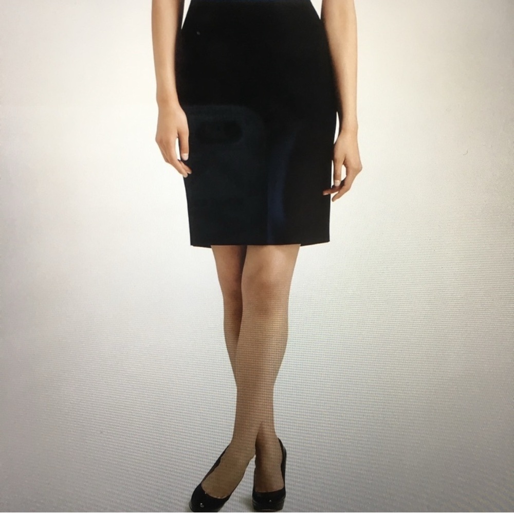 Tory Burch Wool Cotton Classic Pencil Women's Black Skirt Career Wear Office 8